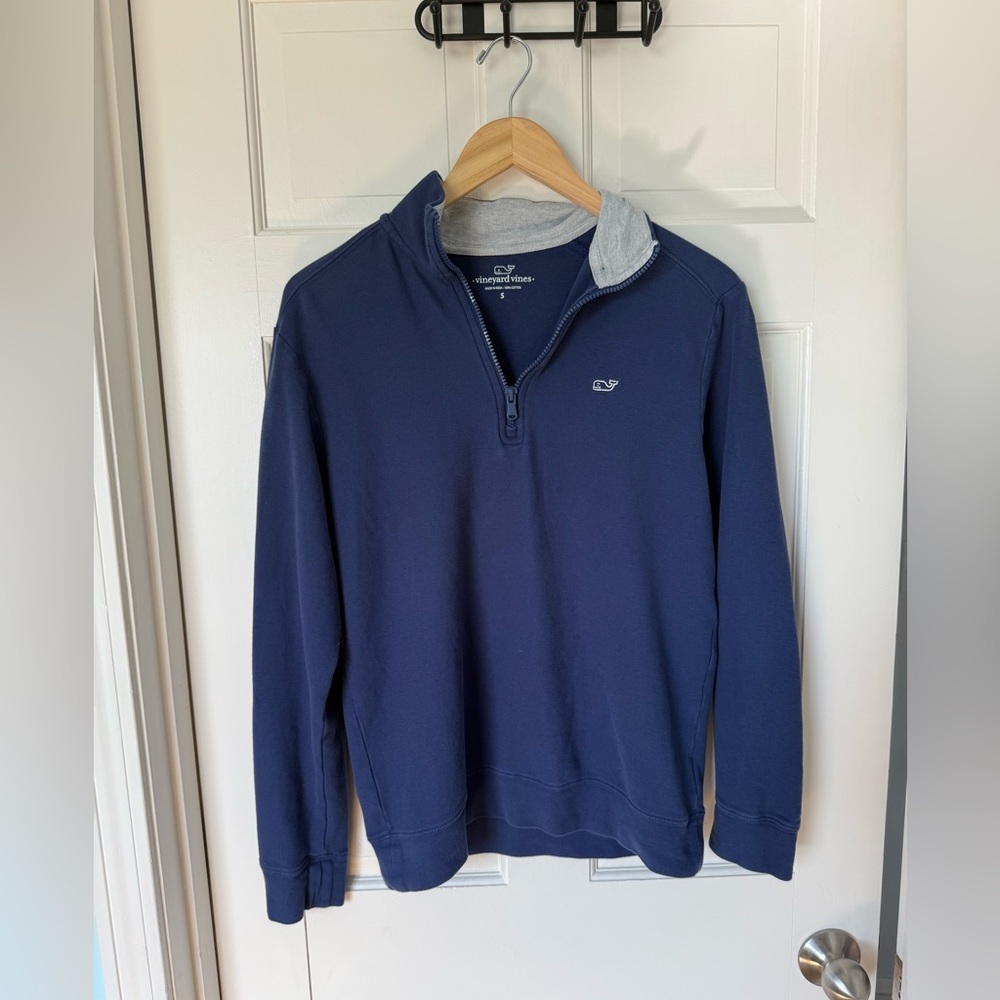 Vineyard Vines quarter zip navy Men’s S